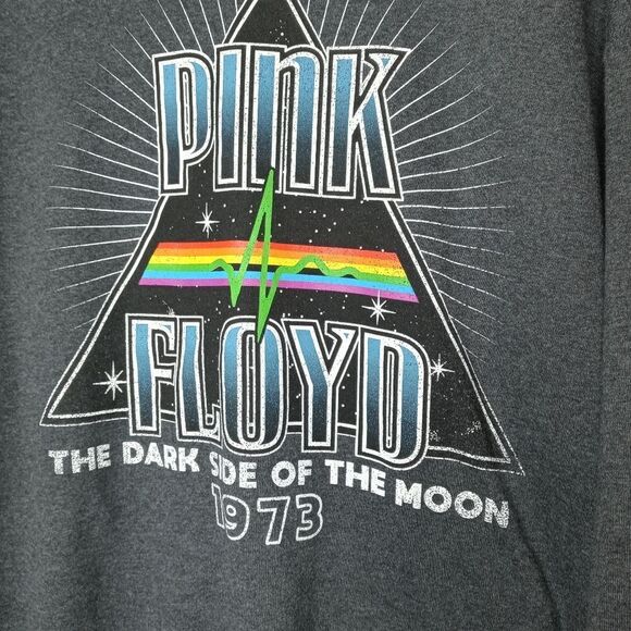 Pink Floyd Gray The Dark Side of the Moon Sweatshirt - Picture 2 of 5